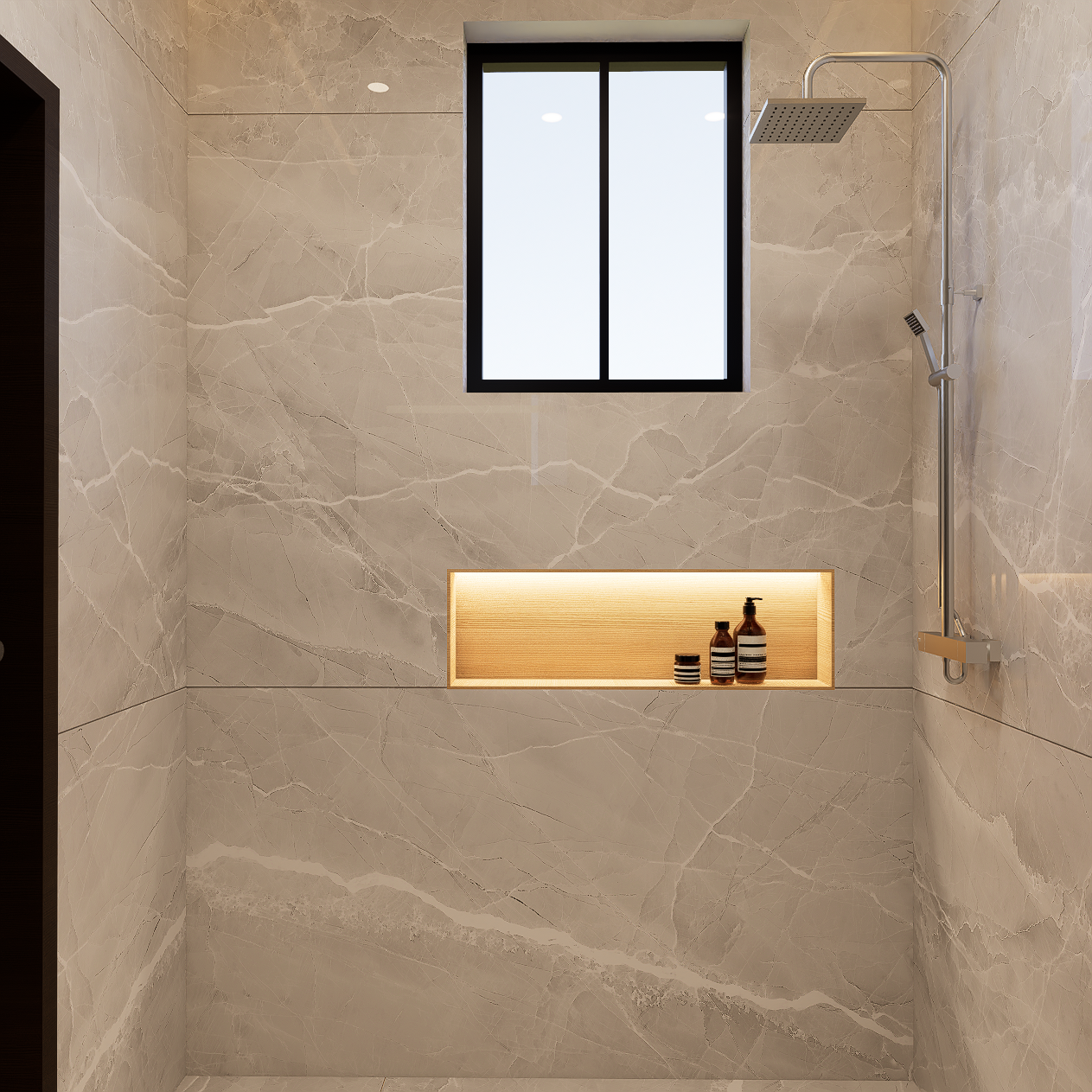 Cedar Villas bathroom render